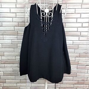 Express cold shoulder sweater Size M